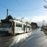 Melbourne Tram Sonnenschein nach Unwetter - IMG_5643