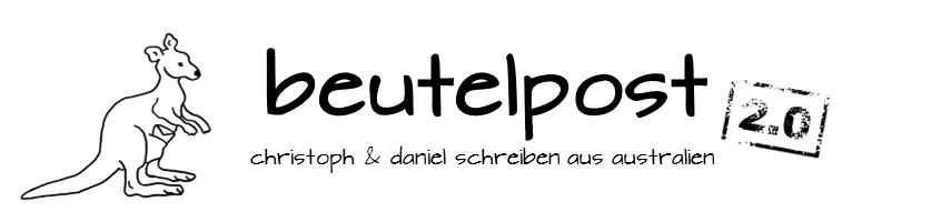 Header von beutelpost.de - Beutelpost - Christoph schreibt aus Australien