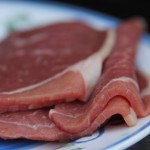 Australia Day Barbecue: Hauchdünne Rinderfilets vorher Hauchdünne Rinderfilets