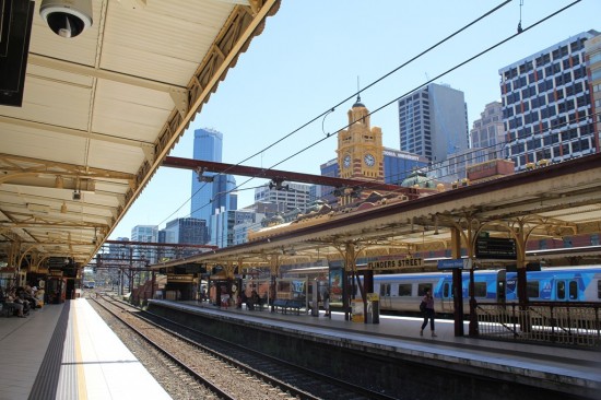 Flinders Street Station von "innen"