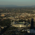 Melbourne Eureka Tower Skydeck Aussicht auf MCG Melbourne Eureka Tower Skydeck Aussicht auf MCG