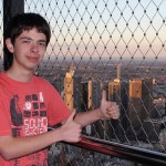 Melbourne - Ich auf dem Eureka Tower Skydeck Melbourne - Ich auf dem Eureka Tower Skydeck