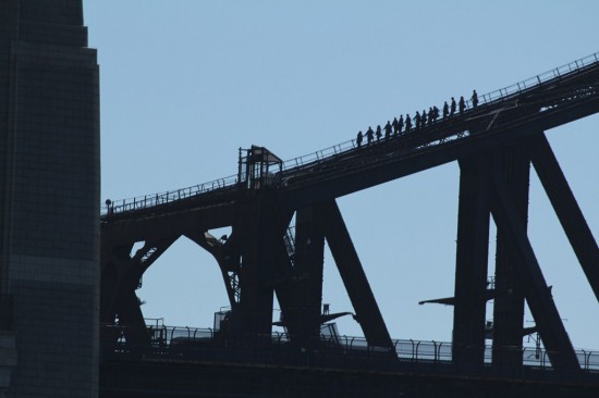 Sydney Camp 29 - Leute klettern auf der Harbour Bridge - IMG_1209 Sydney Camp 29 - Leute klettern auf der Harbour Bridge - IMG_1209