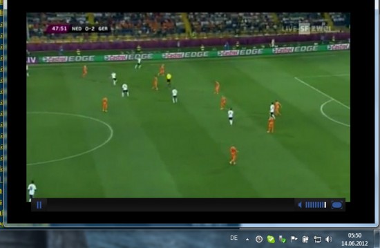 EM EURO 2012 in Australien - Screenshot Deutschland Niederlande mitten in der Nacht EM EURO 2012 in Australien - Screenshot Deutschland Niederlande mitten in der Nacht
