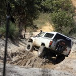 4WD Powerlines 17 - Simons Hilux inclined in mud - IMG_6682-3 4WD Powerlines 17 - Simons Hilux inclined in mud - IMG_6682-3
