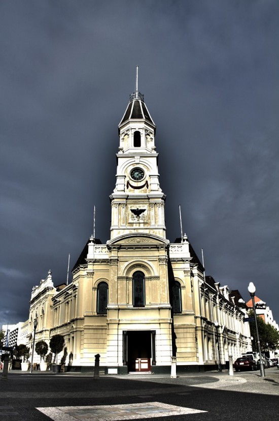 Fremantle Town Hall - HDR 6455-6457 Surrealistic Fremantle Town Hall - HDR 6455-6457 Surrealistic