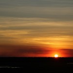 13 Sunset at Ubirr - IMG_1497-2 ...die glühende Sonne am roten Himmel verschwand.